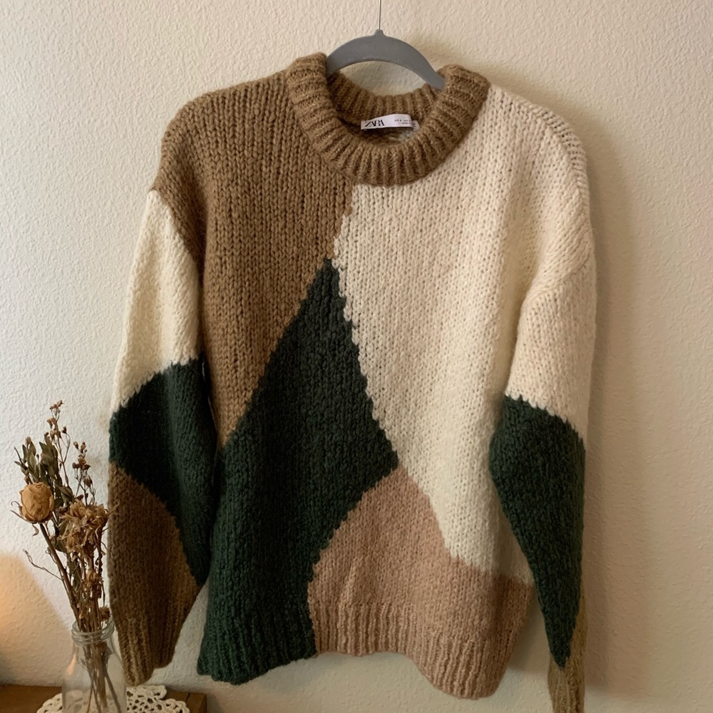 zara knit sweater